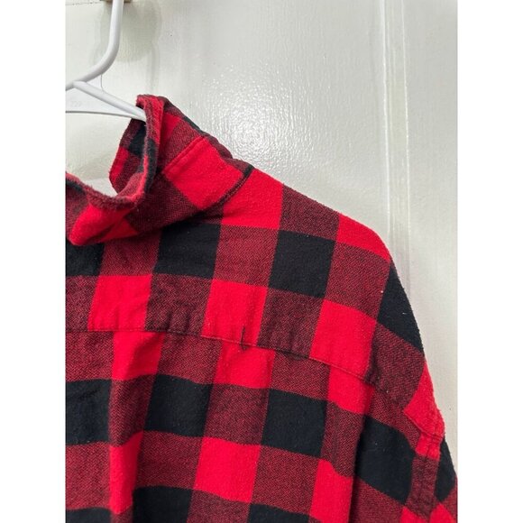 Goodfellow men’s size 2X – large, red and black plaid shirt - Picture 8 of 8